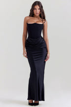 Strapless corset dress