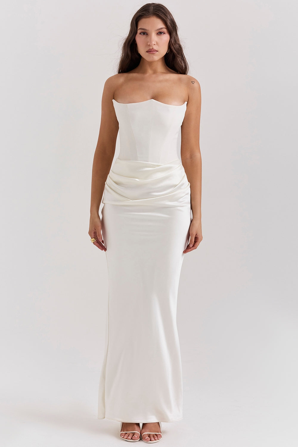 Strapless corset dress