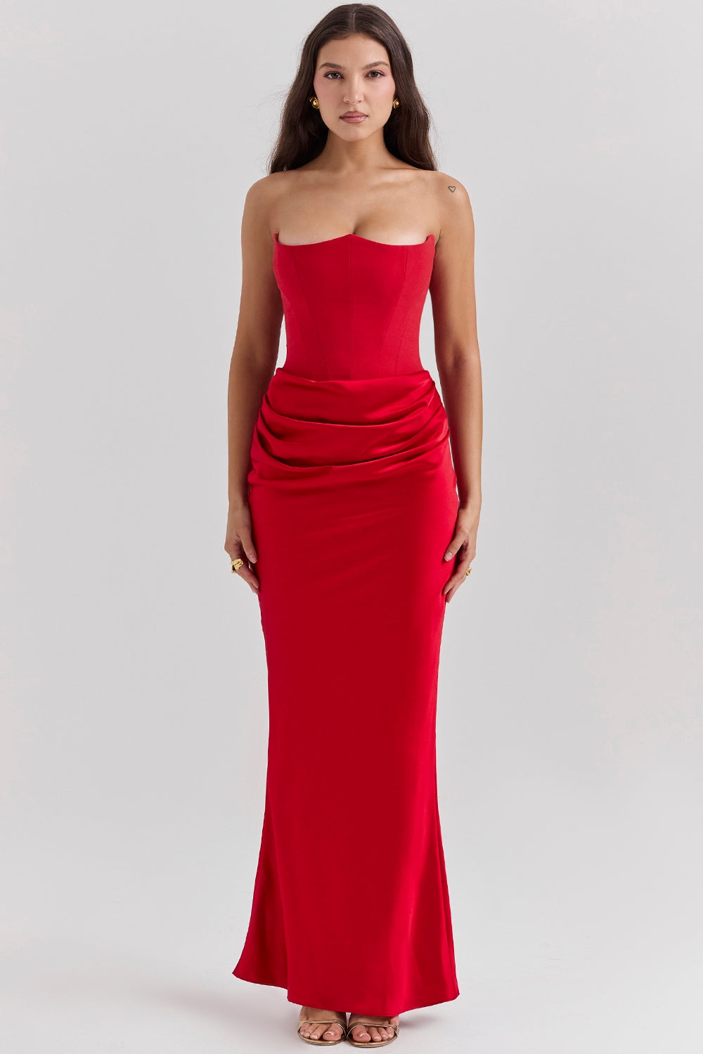 Strapless corset dress