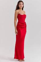 Strapless corset dress
