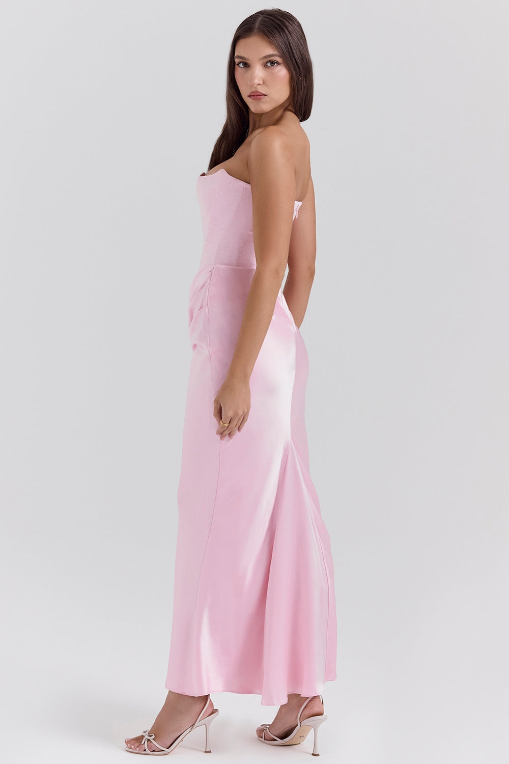 Strapless corset dress